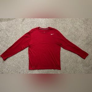 NIKE Dri-Fit Touch Men’s T Shirt Long Sleeve Size: Large